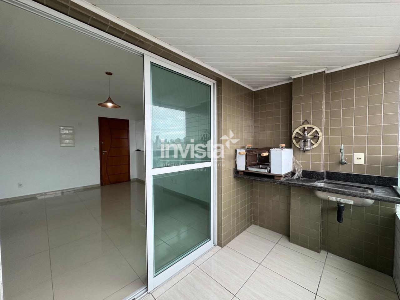 Apartamento para aluguel no bairro Campo Grande - Santos