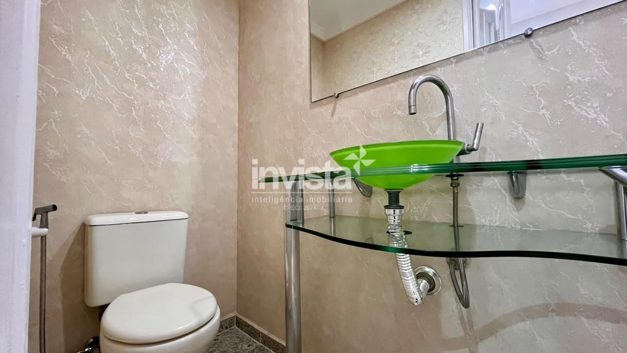 Apartamento para aluguel no bairro Pomp&eacute;ia - Santos