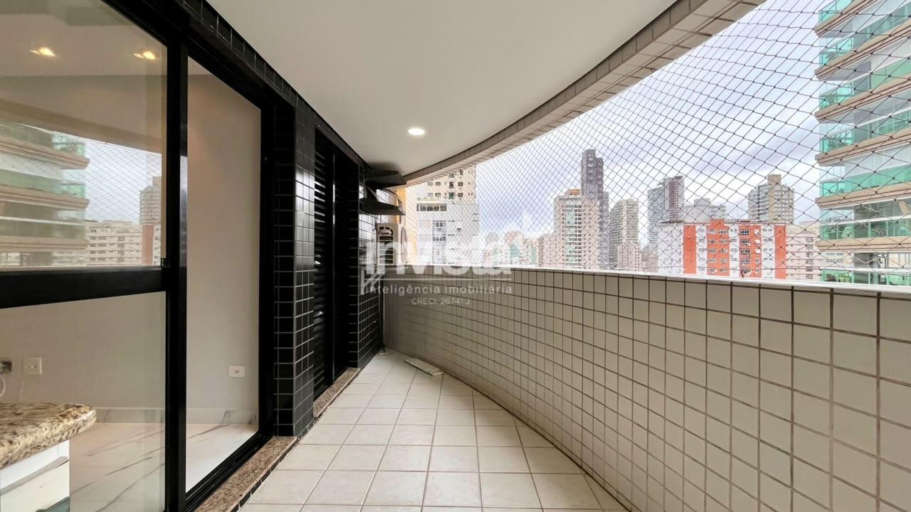 C&oacute;digo: 44954 R$ 6.800,00 Apartamento para alugar em Santos-SP no bairro Pomp&eacute;ia, com 3 dormit&oacute;rios e 122m&sup2; 122 m&sup2; 3 quartos 2 vagas - Santos