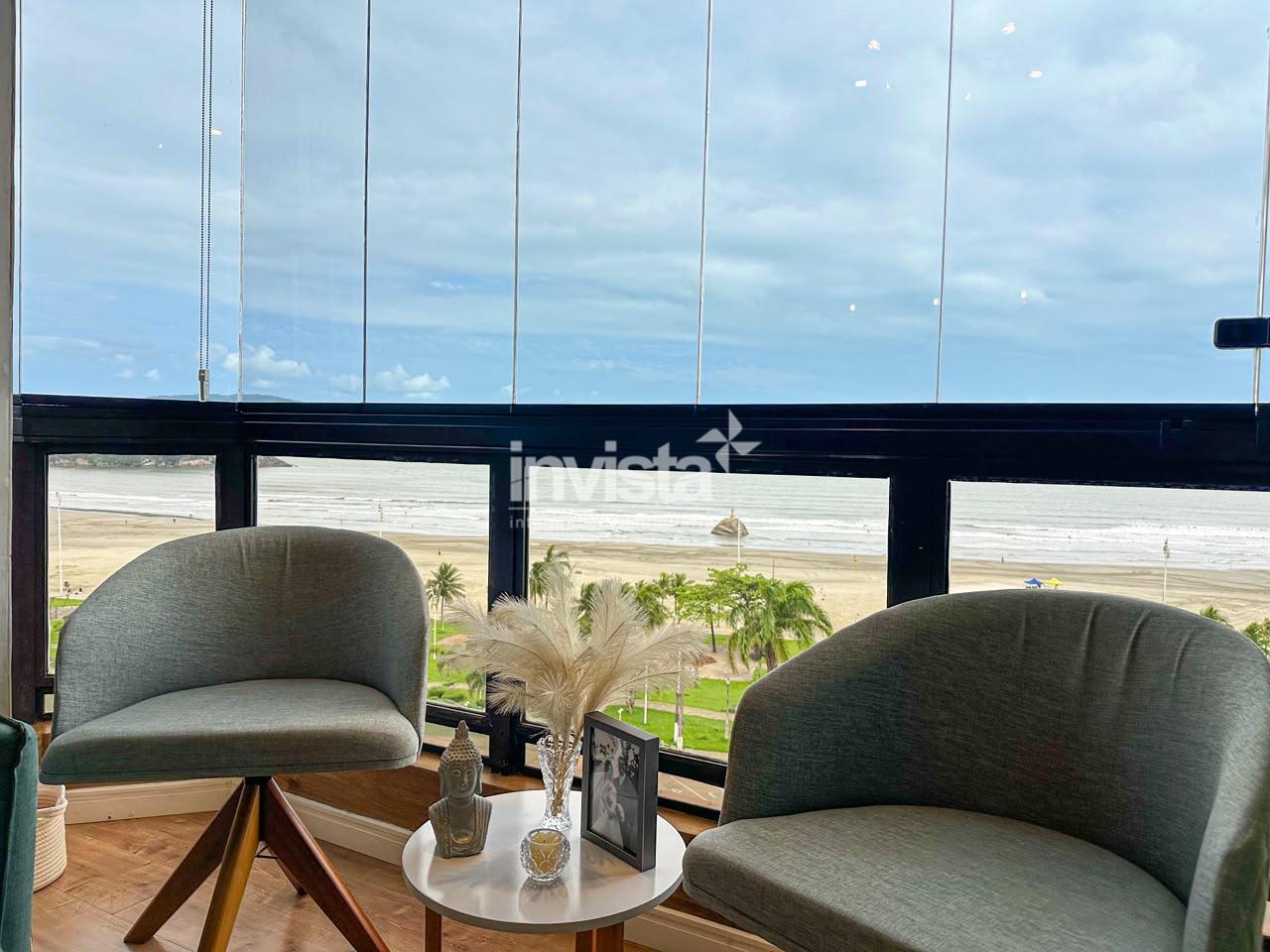 FLAT COM VISTA MAR DE SANTOS E S&Atilde;O VICENTE &ndash; ITARAR&Eacute; - Santos