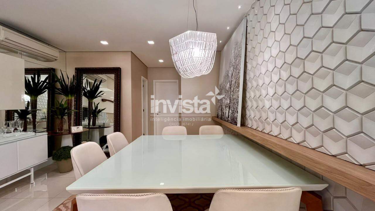Apartamento mobiliado de alto padr&atilde;o para loca&ccedil;&atilde;o na Vila Rica - Santos