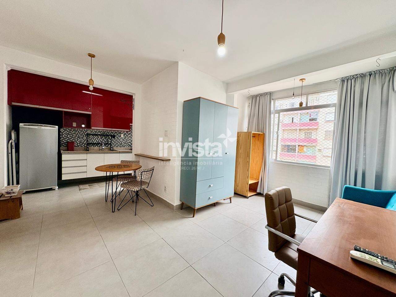 C&oacute;digo: 44968 R$ 335.000,00 Apartamento &agrave; venda em Santos-SP no bairro Embar&eacute;, com 1 dormit&oacute;rio e 30m&sup2; 30 m&sup2; 1 quarto 0 vagas - Santos