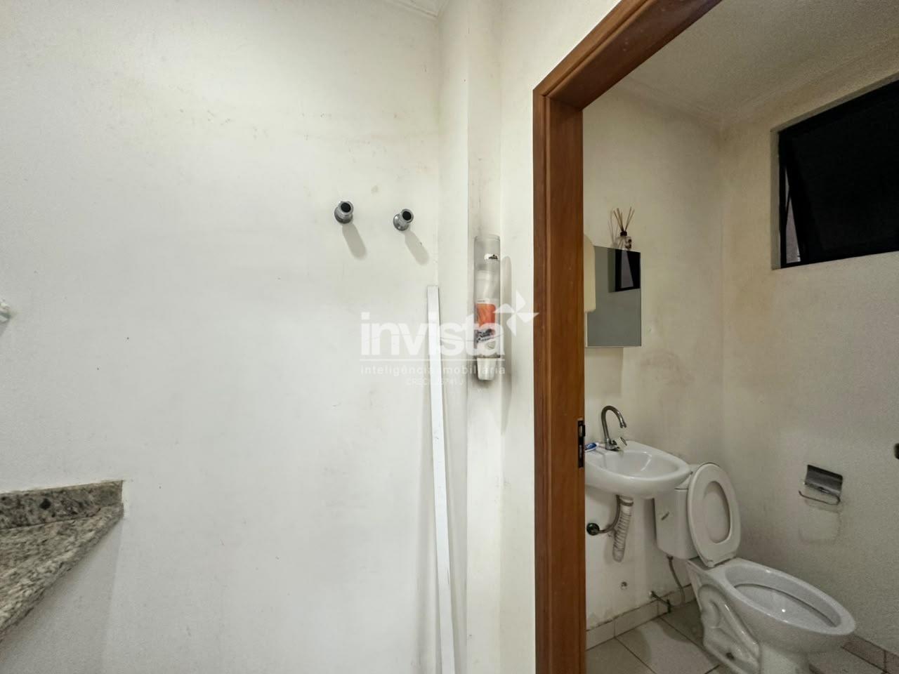 Sala Comercial para Aluguel no Centro de Santos com 65 m&sup2; - Santos