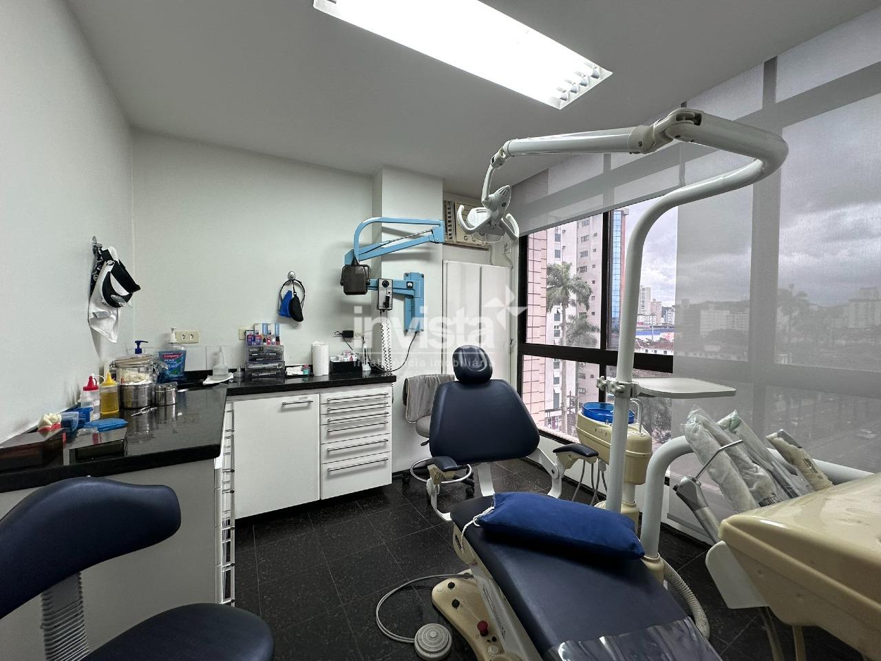 Sala comercial no bairro do Gonzaga em Santos - Santos