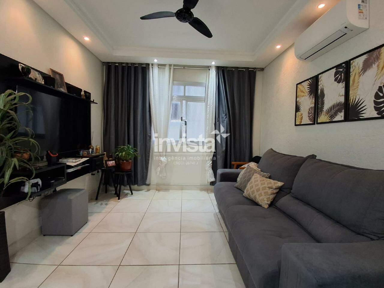 C&oacute;digo: 44993 R$ 395.000,00 Apartamento &agrave; venda em Santos-SP no bairro Boqueir&atilde;o, com 2 dormit&oacute;rios e 65m&sup2; 65 m&sup2; 2 quartos 1 vaga - Santos
