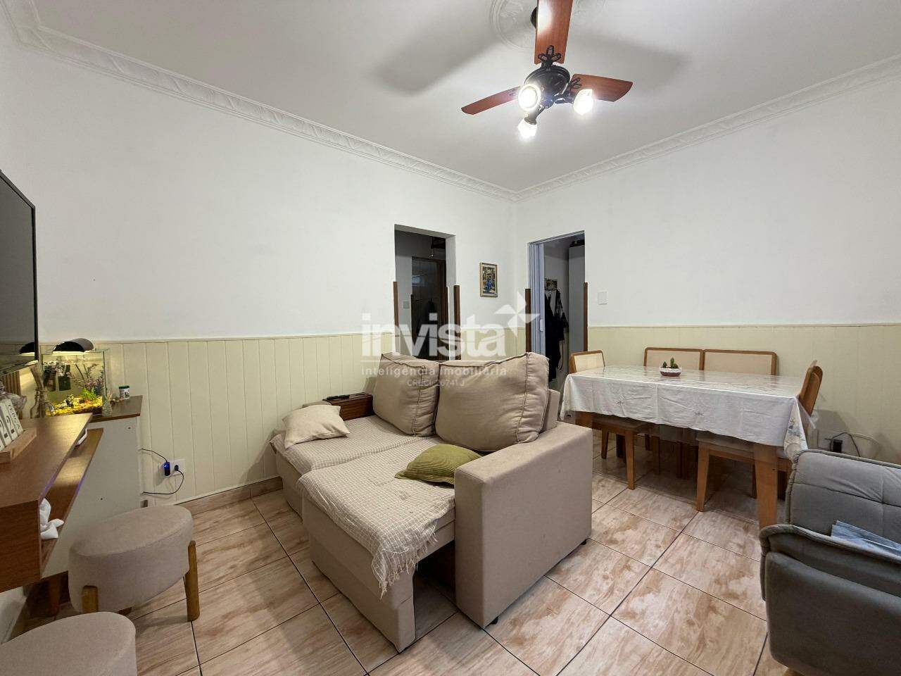C&oacute;digo: 45008 R$ 360.000,00 Apartamento &agrave; venda em Santos-SP no bairro Boqueir&atilde;o, com 2 dormit&oacute;rios e 60m&sup2; 60 m&sup2; 2 quartos 1 vaga - Santos