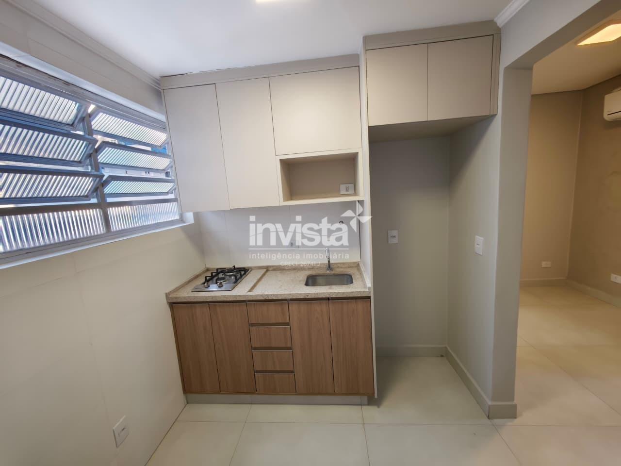 Apartamento residencial para aluguel na Ponta da Praia, Santos - Santos
