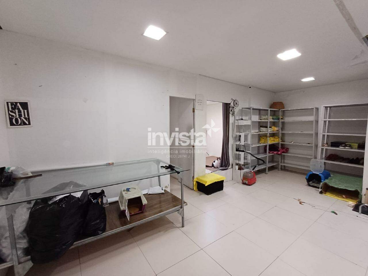 C&oacute;digo: 45047 R$ 3.500,00 Loja para alugar em Santos-SP no bairro Vila Mathias, com 0 dormit&oacute;rio e 90m&sup2; 90 m&sup2; 0 quartos 0 vagas - Santos