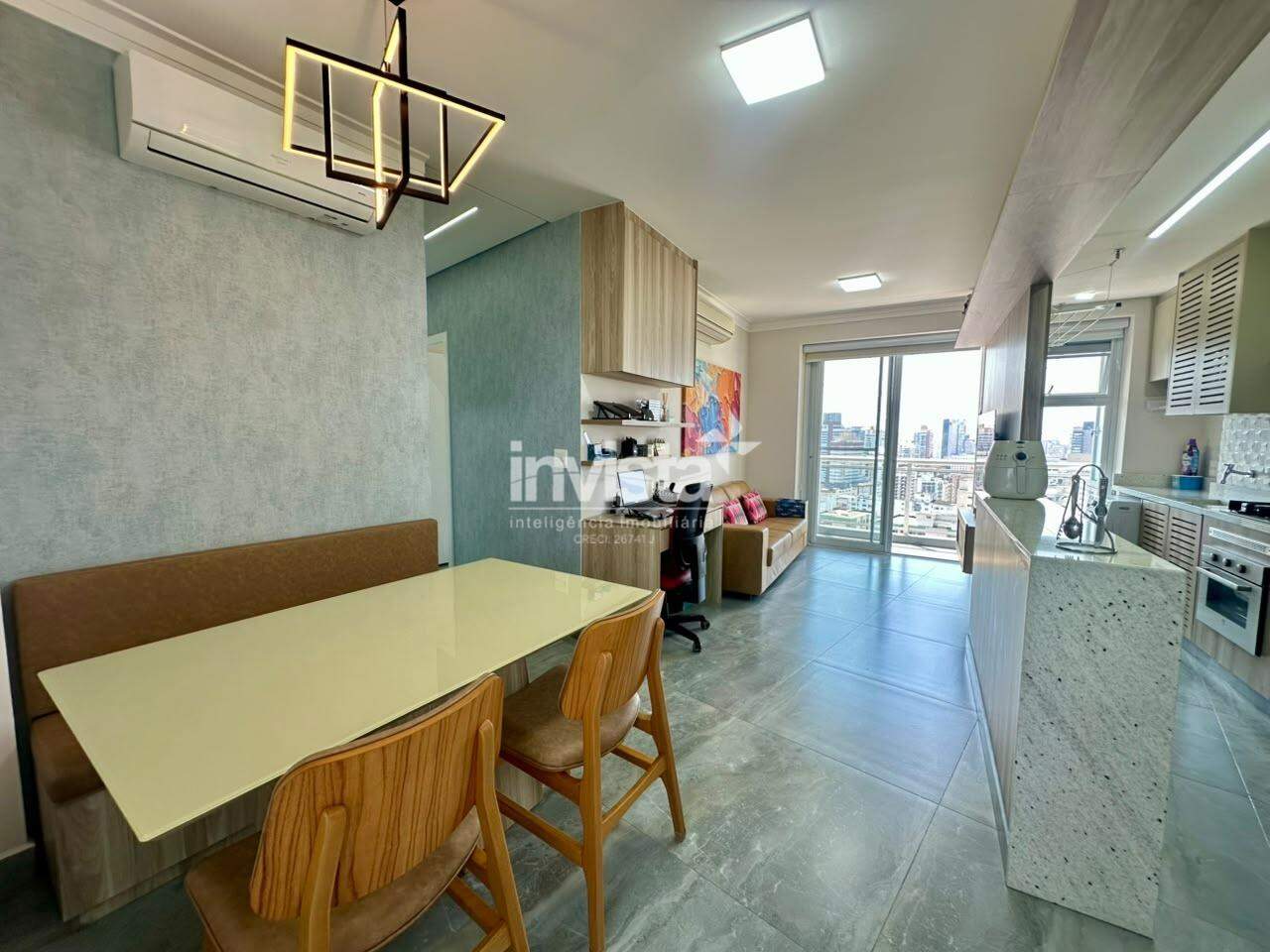 Apartamento &agrave; venda no bairro Pomp&eacute;ia - Santos