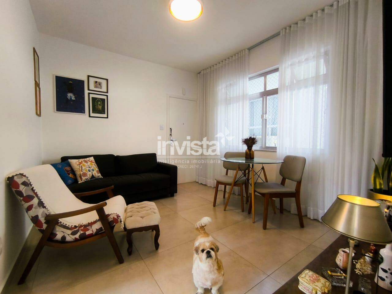 C&oacute;digo: 45125 R$ 375.000,00 Apartamento &agrave; venda em Santos-SP no bairro Aparecida, com 1 dormit&oacute;rio e 51m&sup2; 51 m&sup2; 1 quarto 1 vaga - Santos
