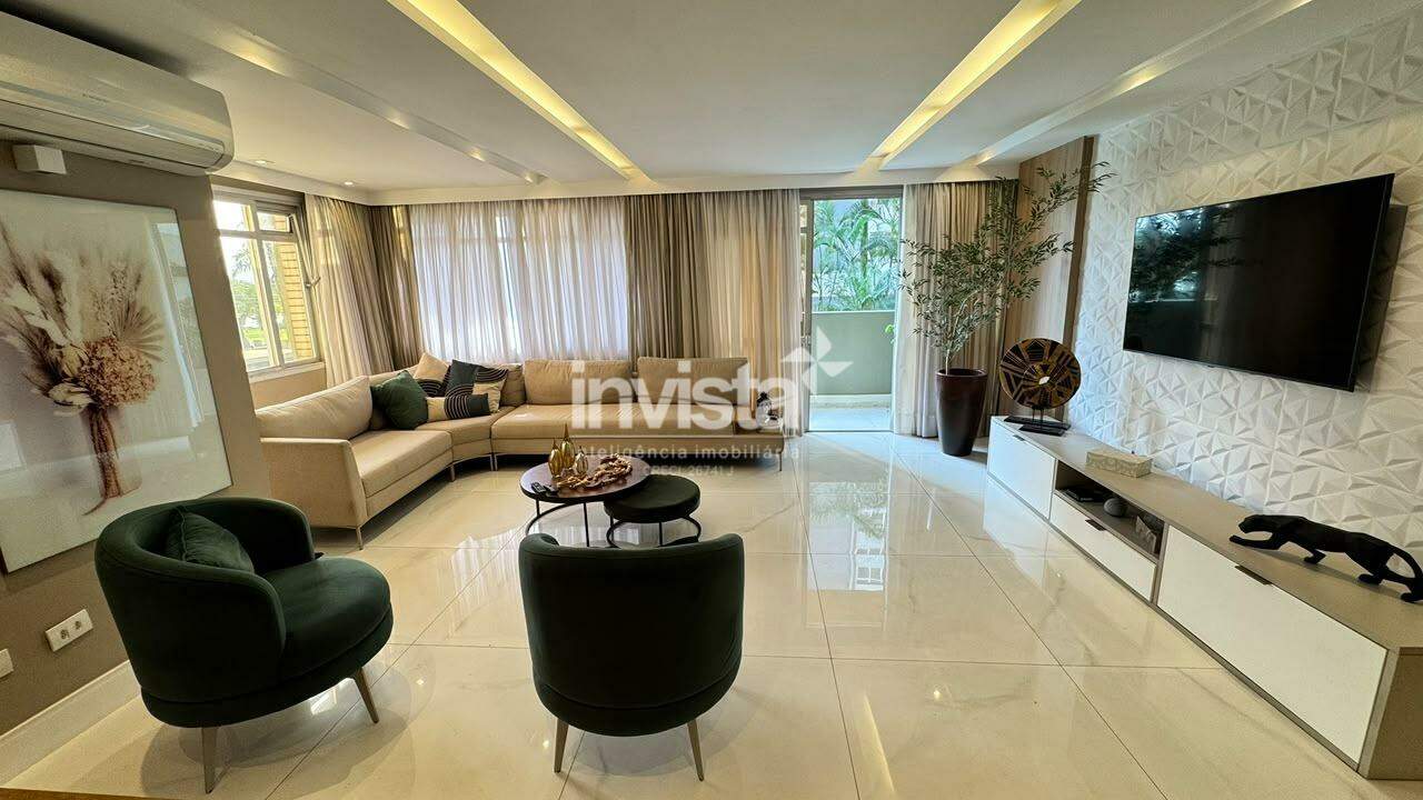 C&oacute;digo: 45138 R$ 1.300.000,00 Apartamento &agrave; venda em Santos-SP no bairro Aparecida, com 3 dormit&oacute;rios e 149m&sup2; 149 m&sup2; 3 quartos 2 vagas - Santos