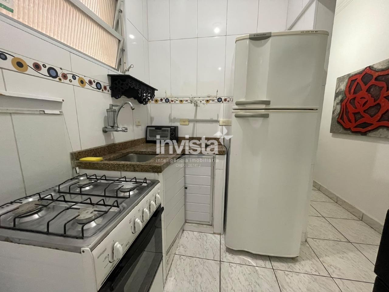 Apartamento para aluguel no bairro Gonzaga - Santos