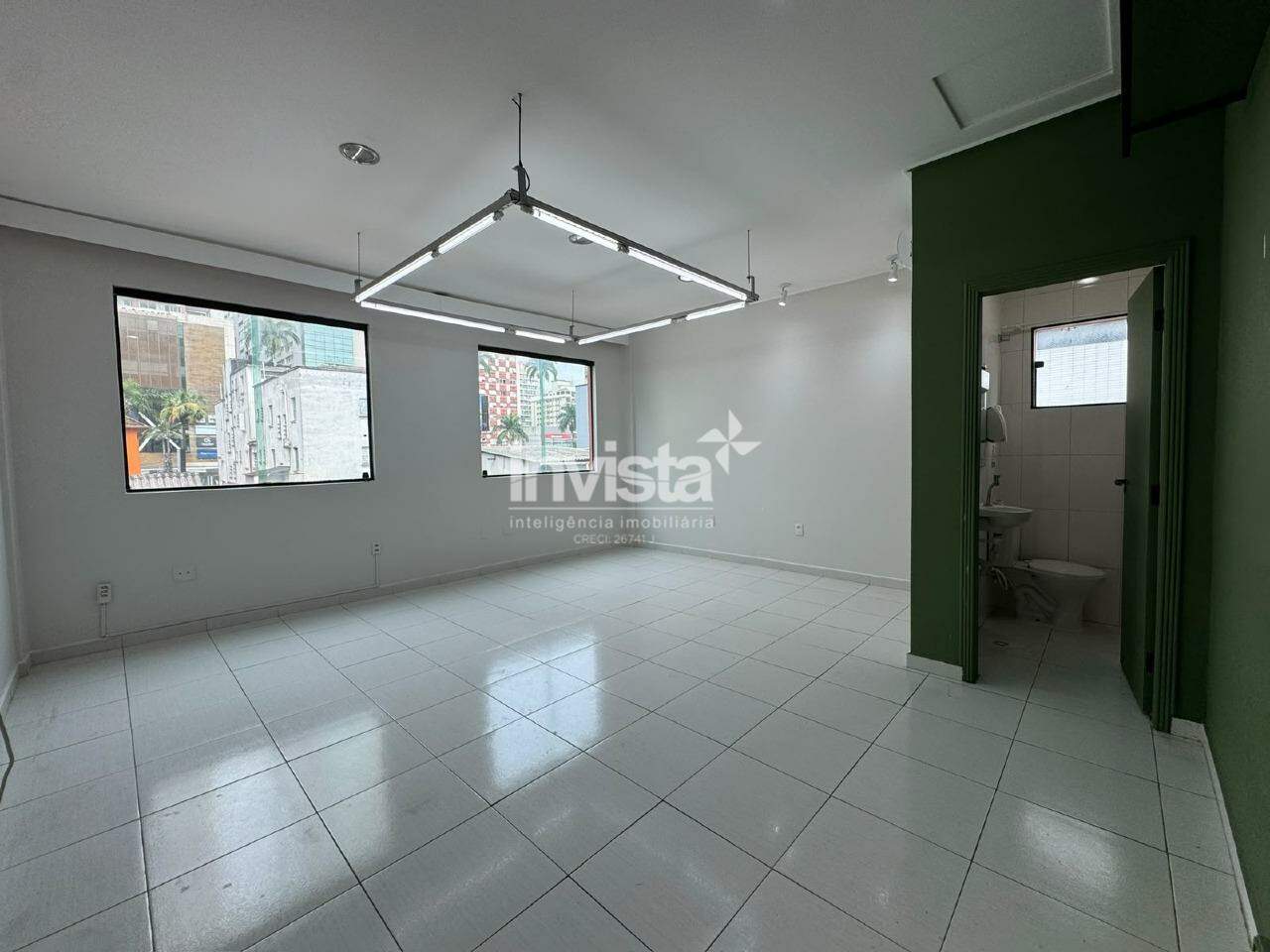 C&oacute;digo: 45170 R$ 3.300,00 Sala Comercial para alugar em Santos-SP no bairro Gonzaga, com 0 dormit&oacute;rio e 30m&sup2; 30 m&sup2; 0 quartos 0 vagas - Santos
