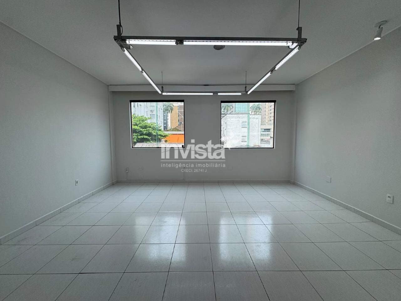 Sala Comercial para aluguel no bairro Gonzaga - Santos