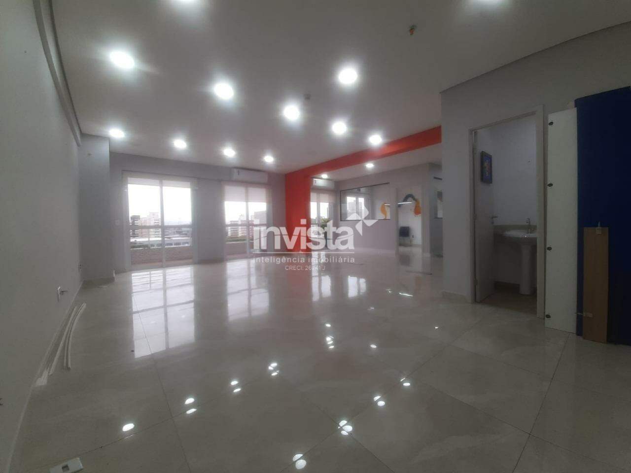C&oacute;digo: 45177 R$ 8.000,00 Sala Comercial para alugar em Santos-SP no bairro Vila Mathias, com 0 dormit&oacute;rio e 104m&sup2; 104 m&sup2; 0 quartos 2 vagas - Santos