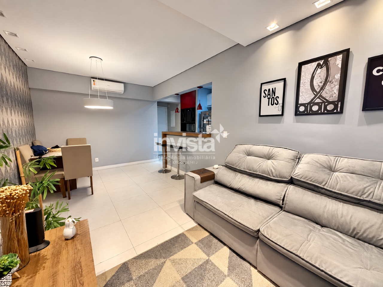 C&oacute;digo: 45210 R$ 535.000,00 Apartamento &agrave; venda em Santos-SP no bairro Vila Mathias, com 2 dormit&oacute;rios e 70m&sup2; 70 m&sup2; 2 quartos 1 vaga - Santos
