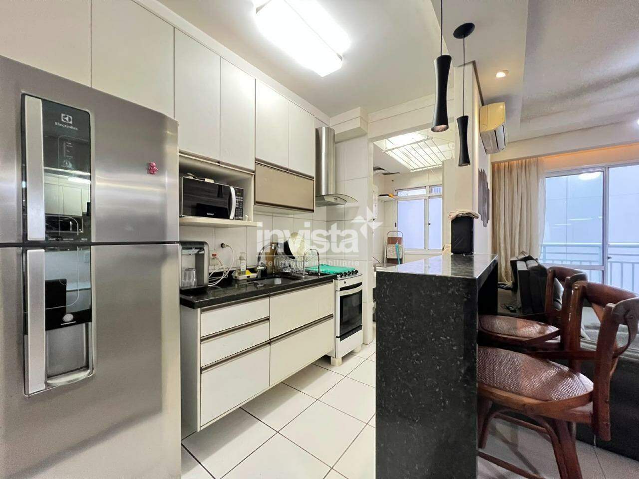 Apartamento a venda no bairro Marap&eacute; - Santos