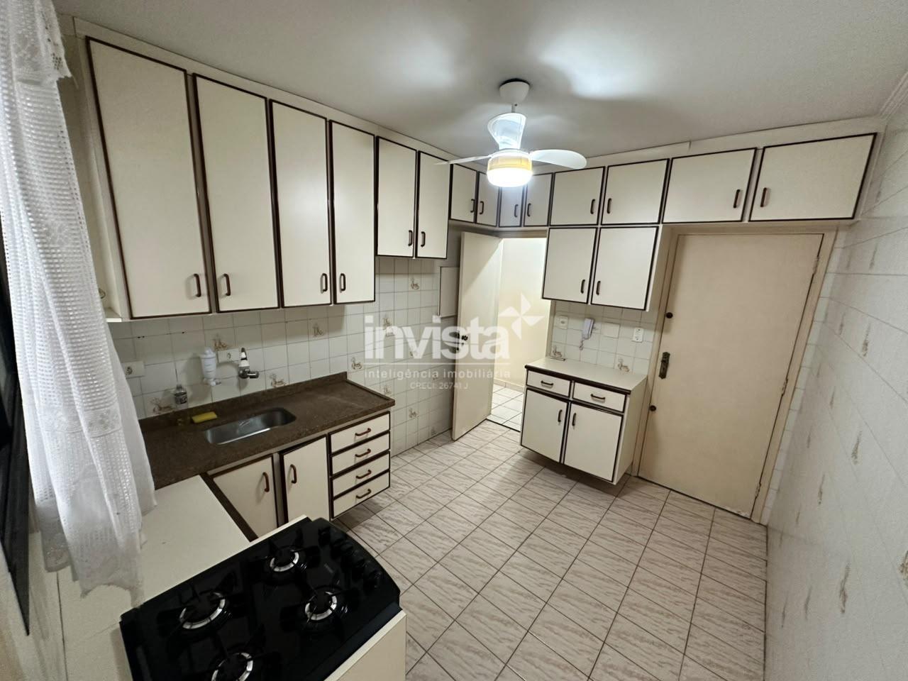 Aluguel: Apartamento semi-mobiliado, 90 m&sup2; &ndash; 2 dorms e Lazer | Campo Grande &ndash; Santos - Santos