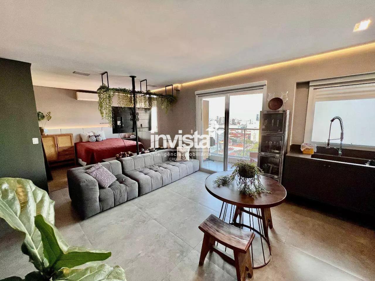 C&oacute;digo: 45228 R$ 3.800,00 Apartamento para alugar em Santos-SP no bairro Campo Grande, com 1 dormit&oacute;rio e 44m&sup2; 44 m&sup2; 1 quarto 1 vaga - Santos