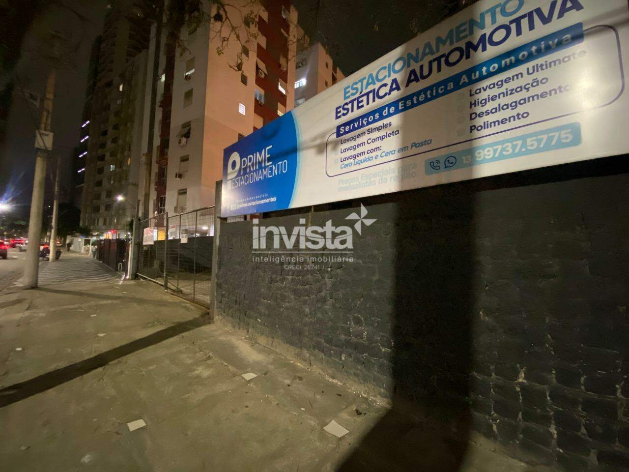 Terreno &agrave; venda no bairro Pomp&eacute;ia - Santos