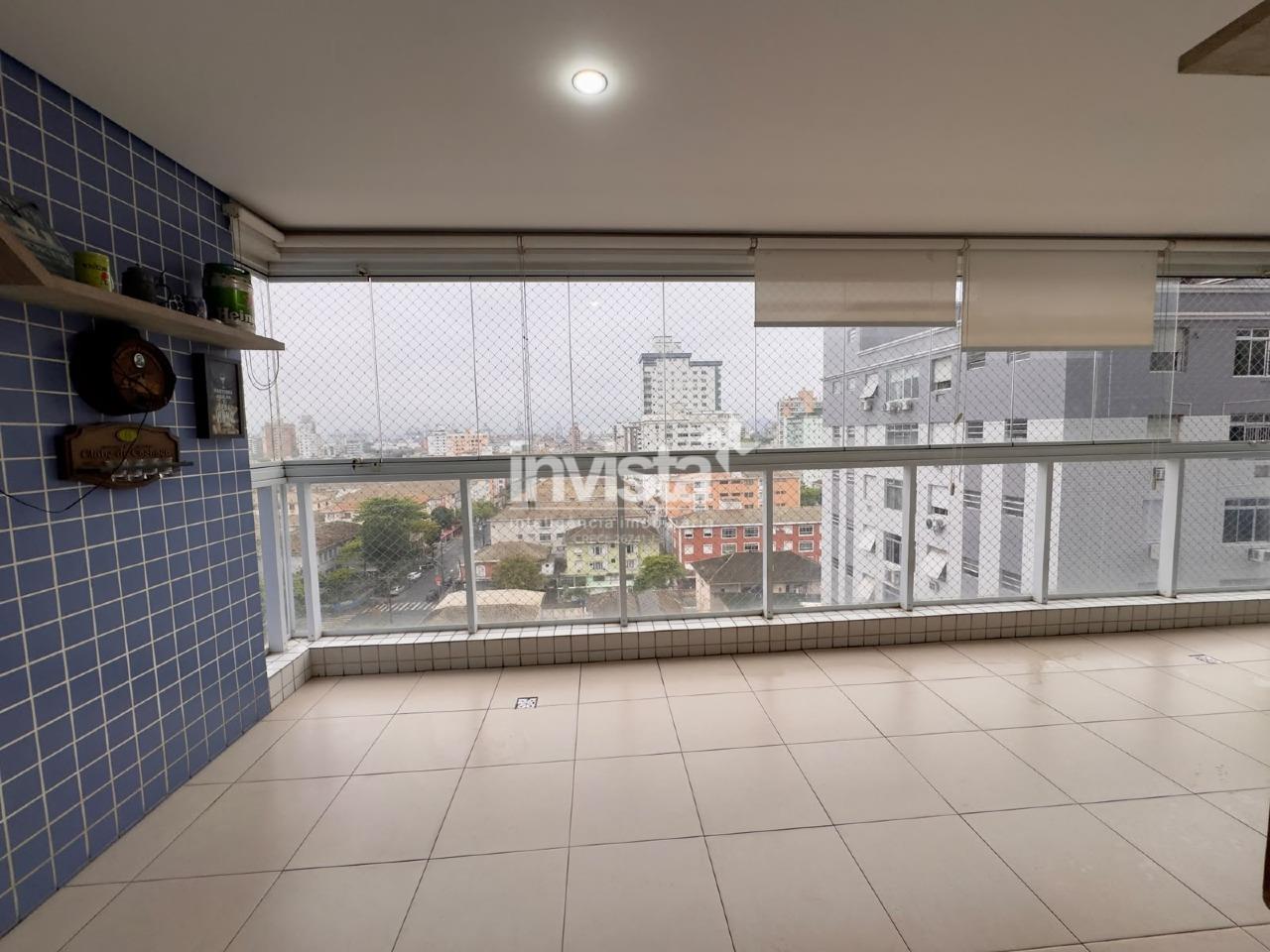 Apartamento para aluguel no bairro Aparecida - Santos