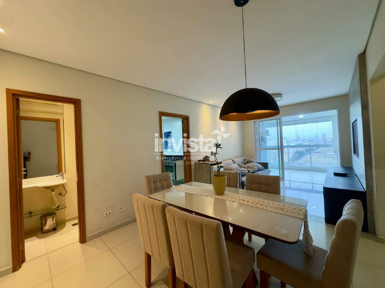 C&oacute;digo: 45254 R$ 11.000,00 Apartamento para alugar em Santos-SP no bairro Aparecida, com 3 dormit&oacute;rios e 129m&sup2; 129 m&sup2; 3 quartos 2 vagas - Santos