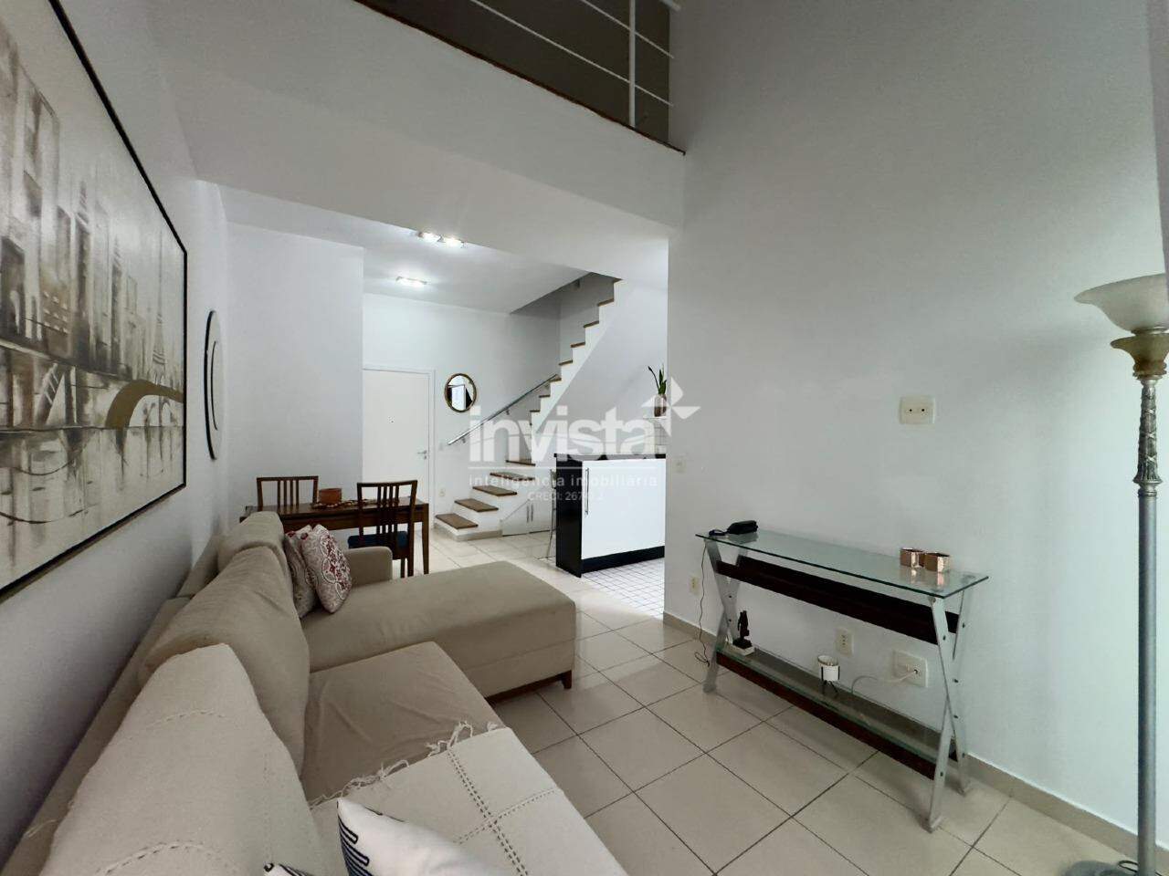 Loft para aluguel no bairro Gonzaga - Santos