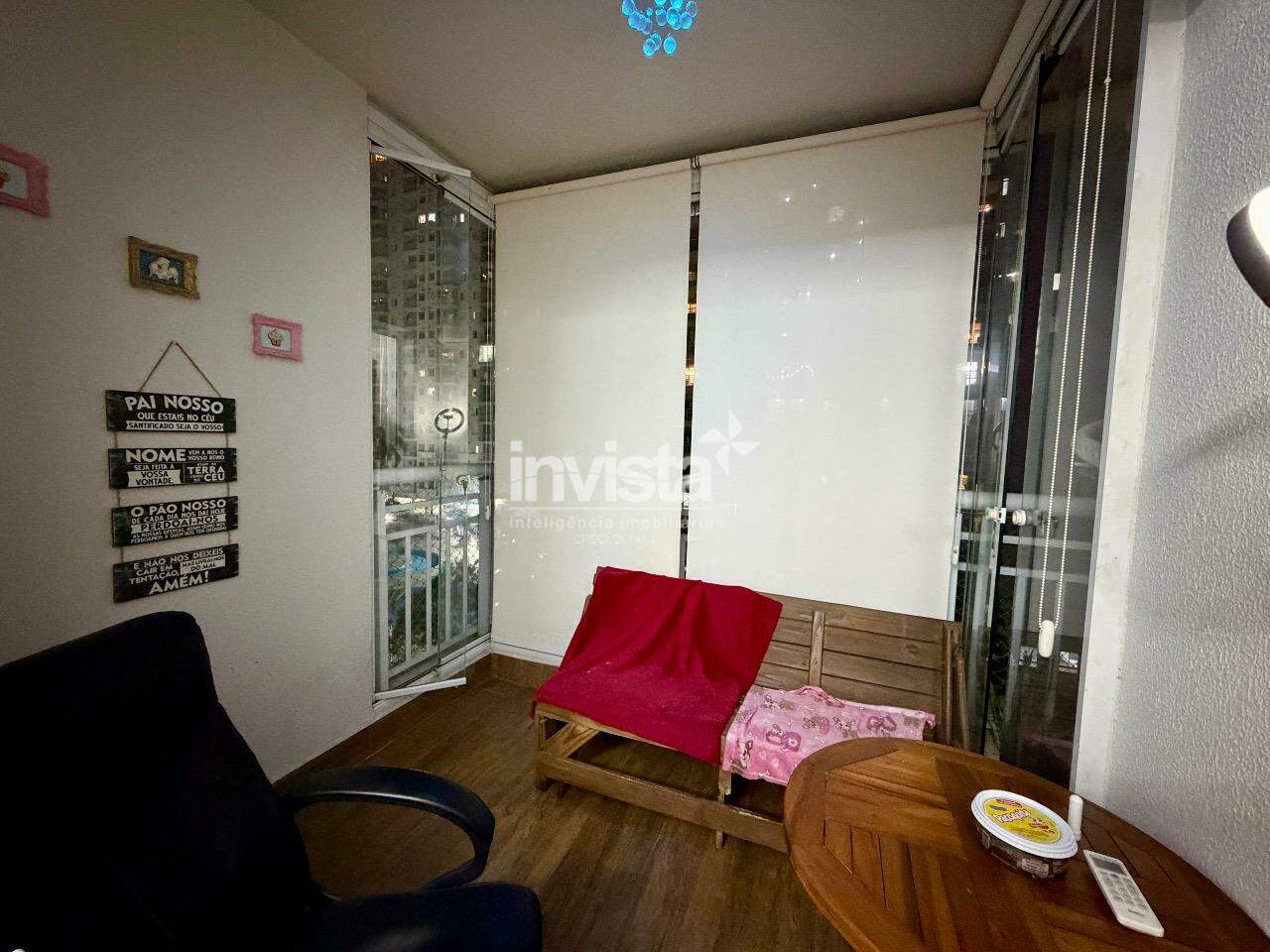Apartamento 3 Dormit&oacute;rios com 1 Su&iacute;te, Sala Ampla e Varanda com Vista para a Piscina | Acqua Play | Condom&iacute;nio com Lazer Completo - Santos