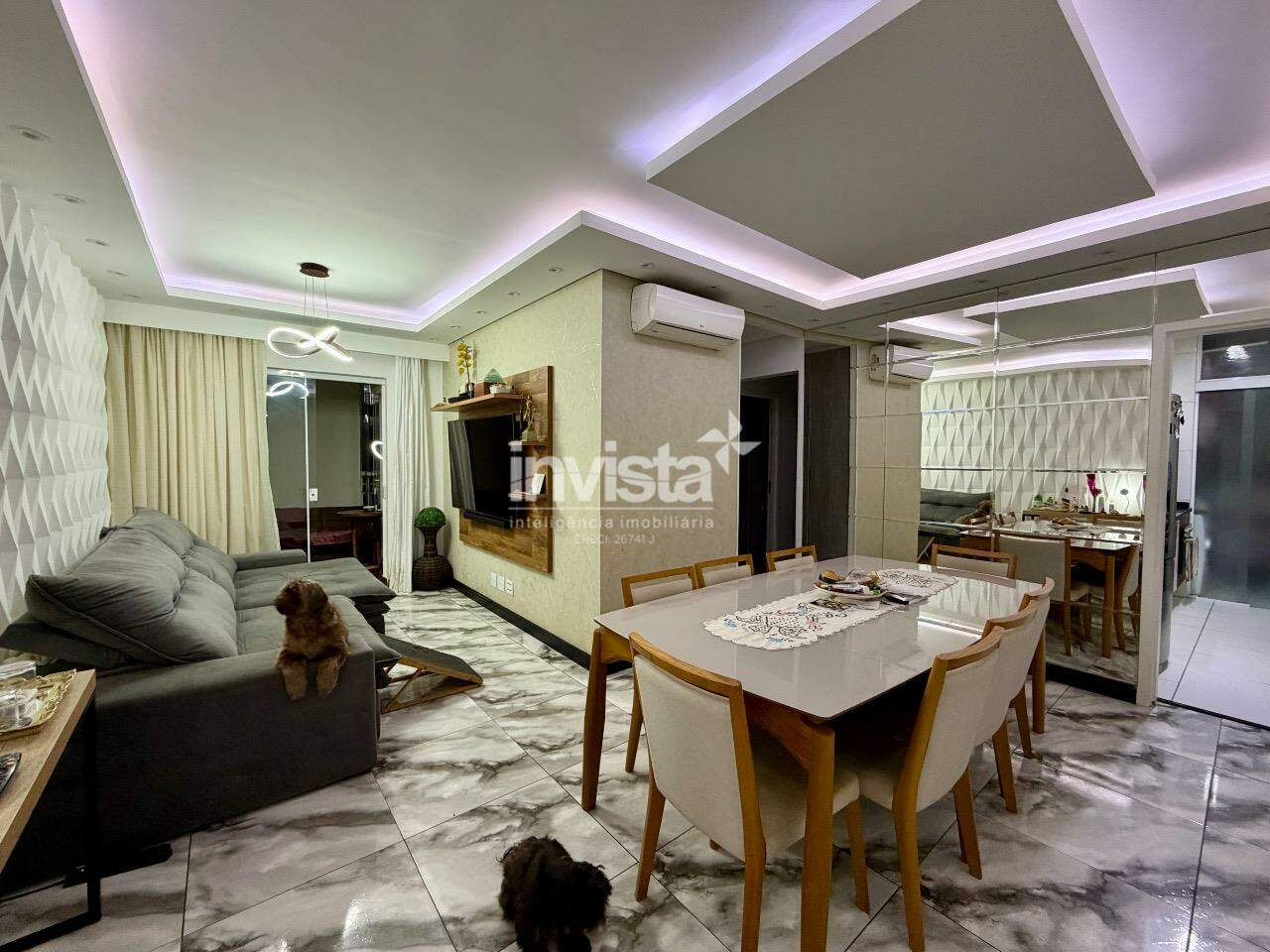C&oacute;digo: 45290 R$ 880.000,00 Apartamento &agrave; venda em Santos-SP no bairro Marap&eacute;, com 3 dormit&oacute;rios e 84m&sup2; 84 m&sup2; 3 quartos 1 vaga - Santos