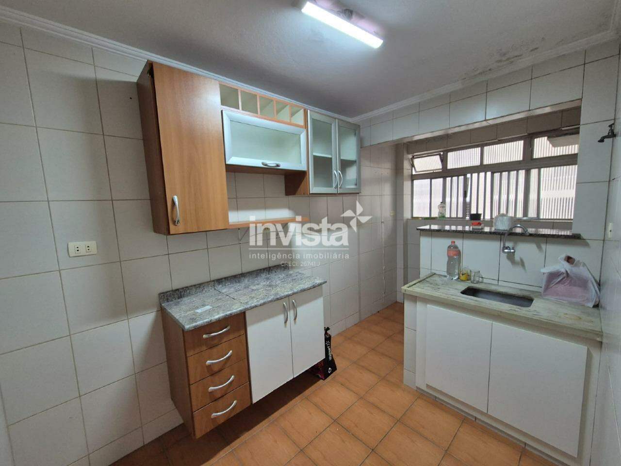 C&oacute;digo: 45311 R$ 3.200,00 Apartamento para alugar em Santos-SP no bairro Pomp&eacute;ia, com 1 dormit&oacute;rio e 48m&sup2; 48 m&sup2; 1 quarto 1 vaga - Santos