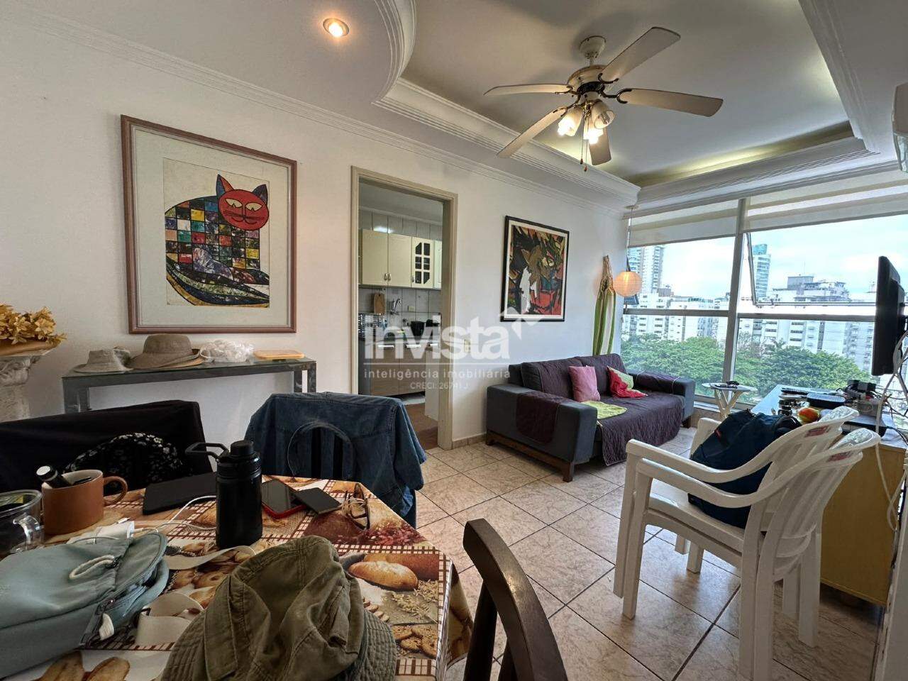 C&oacute;digo: 45323 R$ 3.400,00 Apartamento para alugar em Santos-SP no bairro Aparecida, com 1 dormit&oacute;rio e 48m&sup2; 48 m&sup2; 1 quarto 1 vaga - Santos