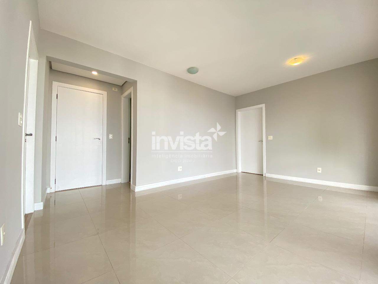 Apartamento para Loca&ccedil;&atilde;o no Gonzaga, Santos &ndash; Vista Mar, Varanda Gourmet, 4 Dormit&oacute;rios e 2 Su&iacute;tes - Santos
