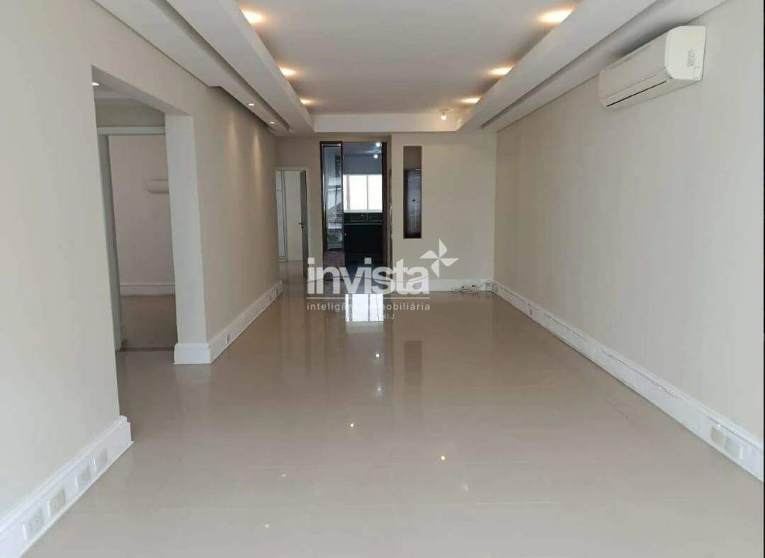 C&oacute;digo: 45335 R$ 6.300,00 Apartamento para alugar em Santos-SP no bairro Boqueir&atilde;o, com 3 dormit&oacute;rios e 134m&sup2; 134 m&sup2; 3 quartos 1 vaga - Santos