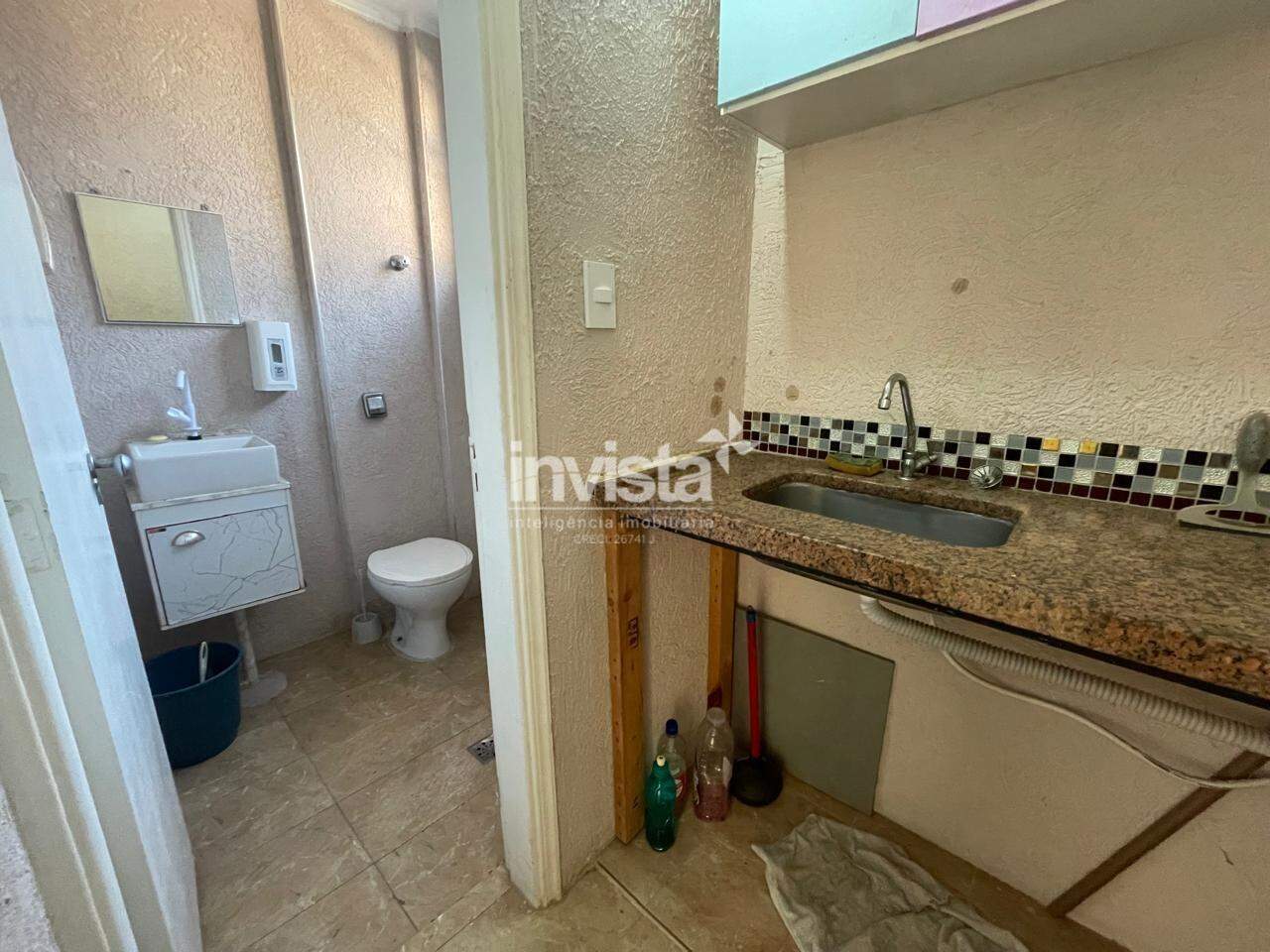 Sala Comercial para aluguel no bairro Embar&eacute; - Santos