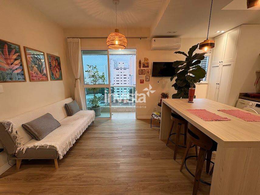 C&oacute;digo: 45363 R$ 5.500,00 Apartamento para alugar em Santos-SP no bairro Pomp&eacute;ia, com 1 dormit&oacute;rio e 55m&sup2; 55 m&sup2; 1 quarto 1 vaga - Santos