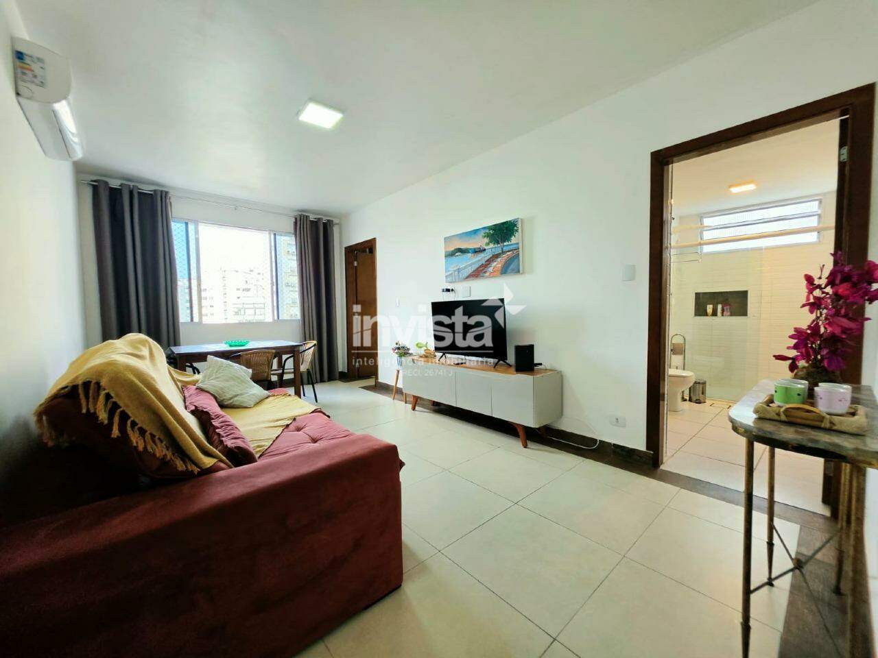 C&oacute;digo: 45368 R$ 555.000,00 Apartamento &agrave; venda em Santos-SP no bairro Boqueir&atilde;o, com 1 dormit&oacute;rio e 59m&sup2; 59 m&sup2; 1 quarto 1 vaga - Santos