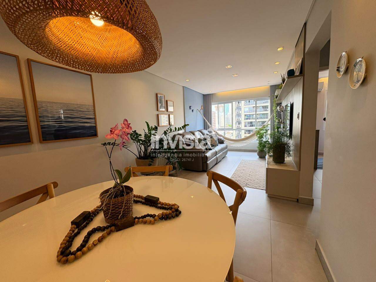 C&oacute;digo: 45390 R$ 880.000,00 Apartamento &agrave; venda em Santos-SP no bairro Boqueir&atilde;o, com 2 dormit&oacute;rios e 85m&sup2; 85 m&sup2; 2 quartos 1 vaga - Santos