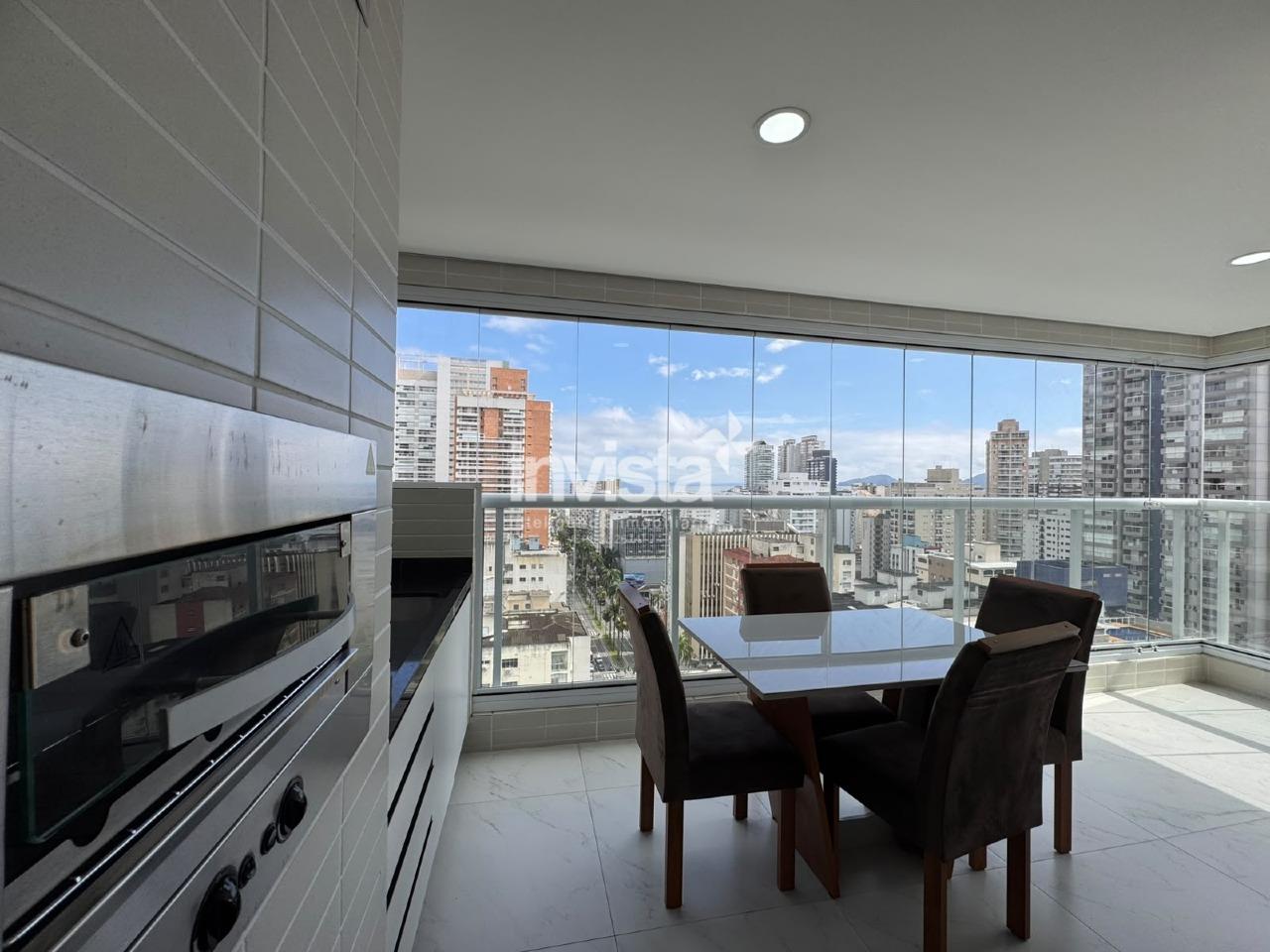 C&oacute;digo: 45417 R$ 8.500,00 Apartamento para alugar em Santos-SP no bairro Gonzaga, com 3 dormit&oacute;rios e 102m&sup2; 102 m&sup2; 3 quartos 2 vagas - Santos
