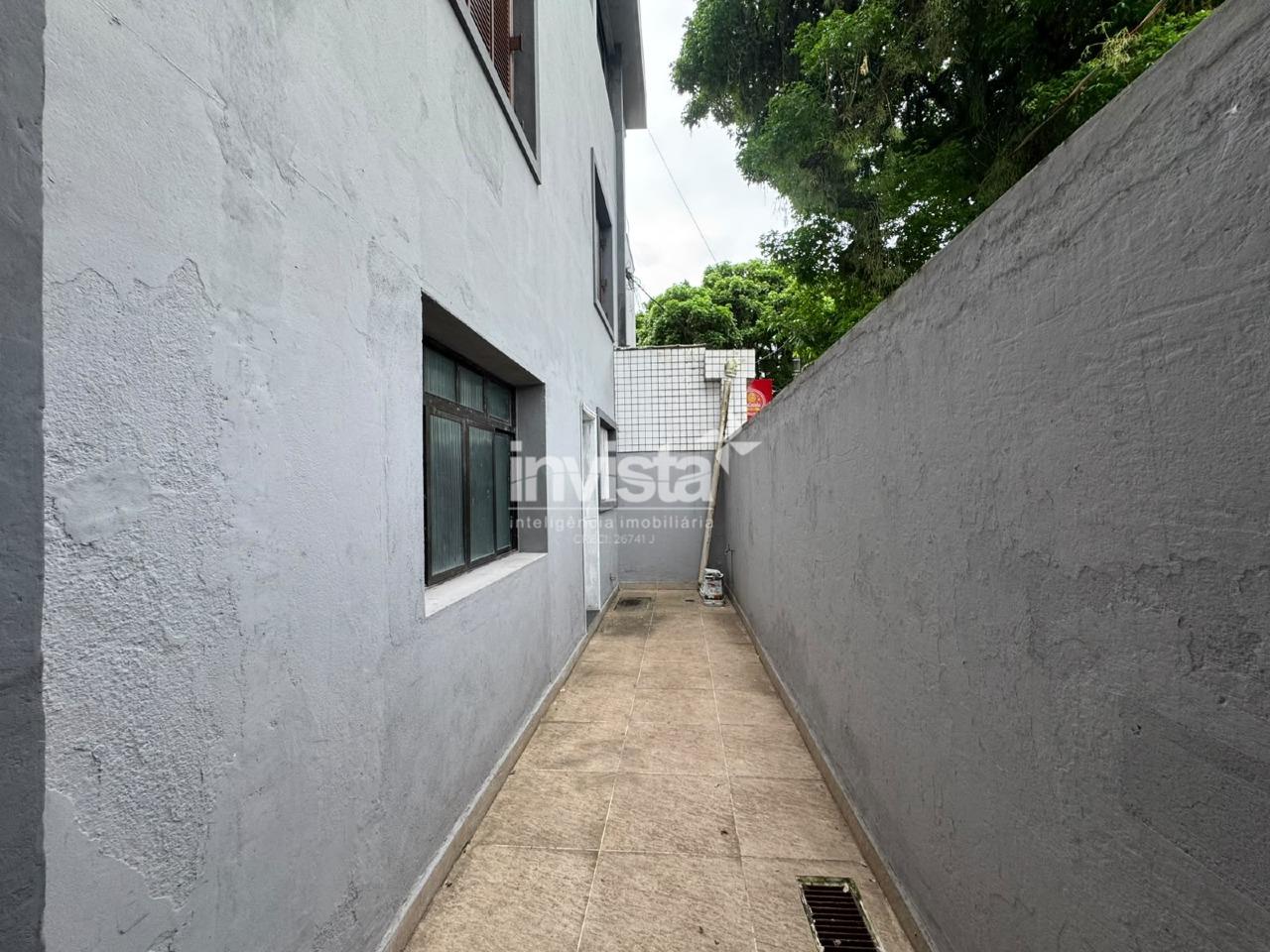 Sobrado Comercial ou Residencial para Alugar com 279m&sup2; e 5 dormit&oacute;rios no Marap&eacute; em Santos - Santos