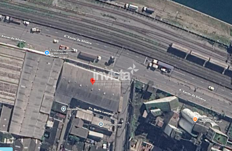 C&oacute;digo: 45478 R$ 2.900,00 Terreno para alugar em Santos-SP no bairro PAQUET&Aacute;, com 0 dormit&oacute;rio e 240m&sup2; 240 m&sup2; 0 quartos 0 vagas - Santos