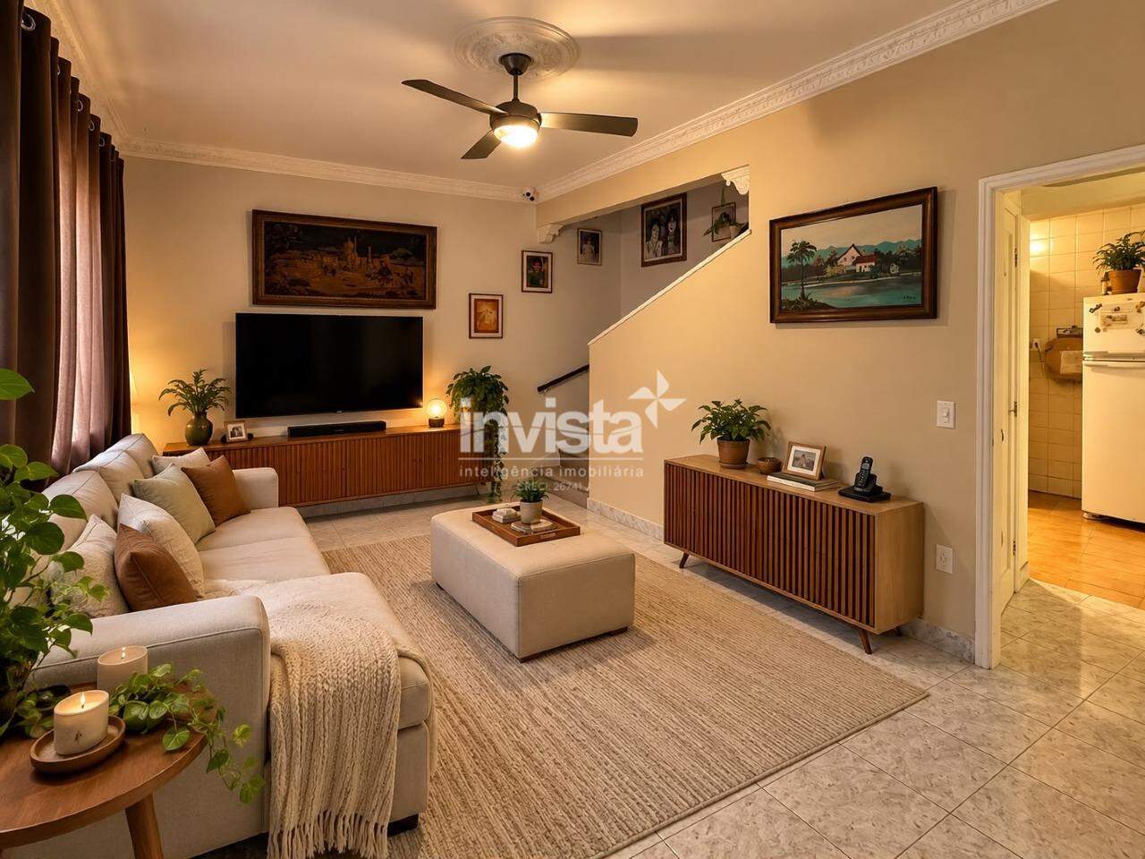 C&oacute;digo: 45532 R$ 420.000,00 Casa &agrave; venda em Santos-SP no bairro Vila Belmiro, com 2 dormit&oacute;rios e 90m&sup2; 90 m&sup2; 2 quartos 0 vagas - Santos