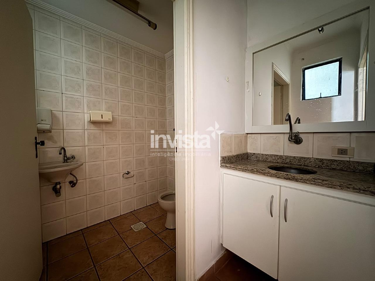 Sala comercial com 80m&sup2; para Alugar na Encruzilhada em Santos - Santos
