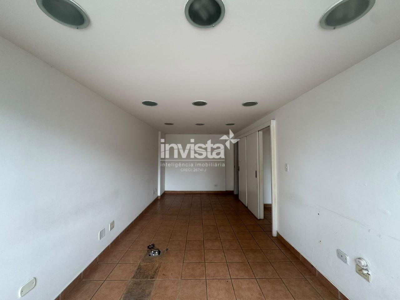 Sala Comercial para Alugar com 85m&sup2; na Encruzilhada em Santos - Santos