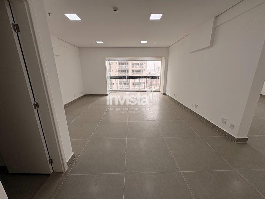 Sala comercial para loca&ccedil;&atilde;o na Vila Mathias - Santos