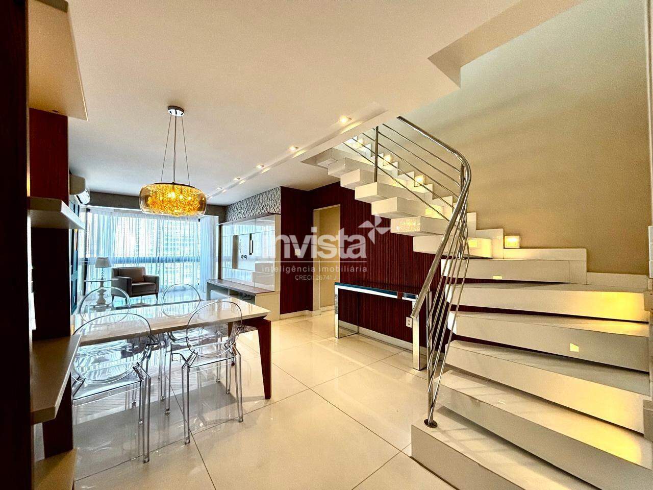 C&oacute;digo: 5256 R$ 1.690.000,00 Cobertura &agrave; venda em Santos-SP no bairro Boqueir&atilde;o, com 3 dormit&oacute;rios e 159m&sup2; 159 m&sup2; 3 quartos 2 vagas - Santos