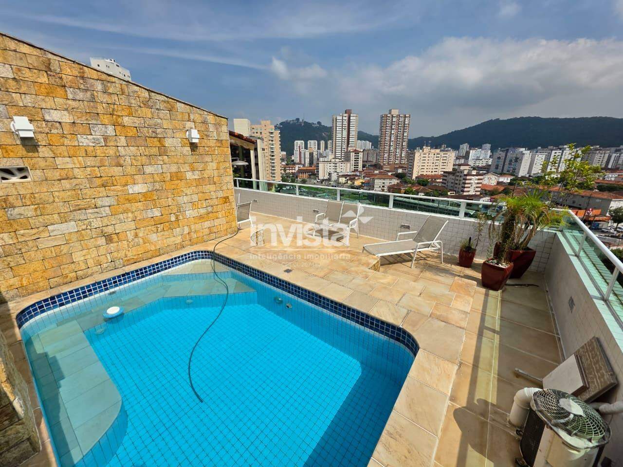 C&oacute;digo: 5648 R$ 2.000.000,00 Cobertura &agrave; venda no bairro Gonzaga 300 m&sup2; 3 quartos 2 vagas - Santos