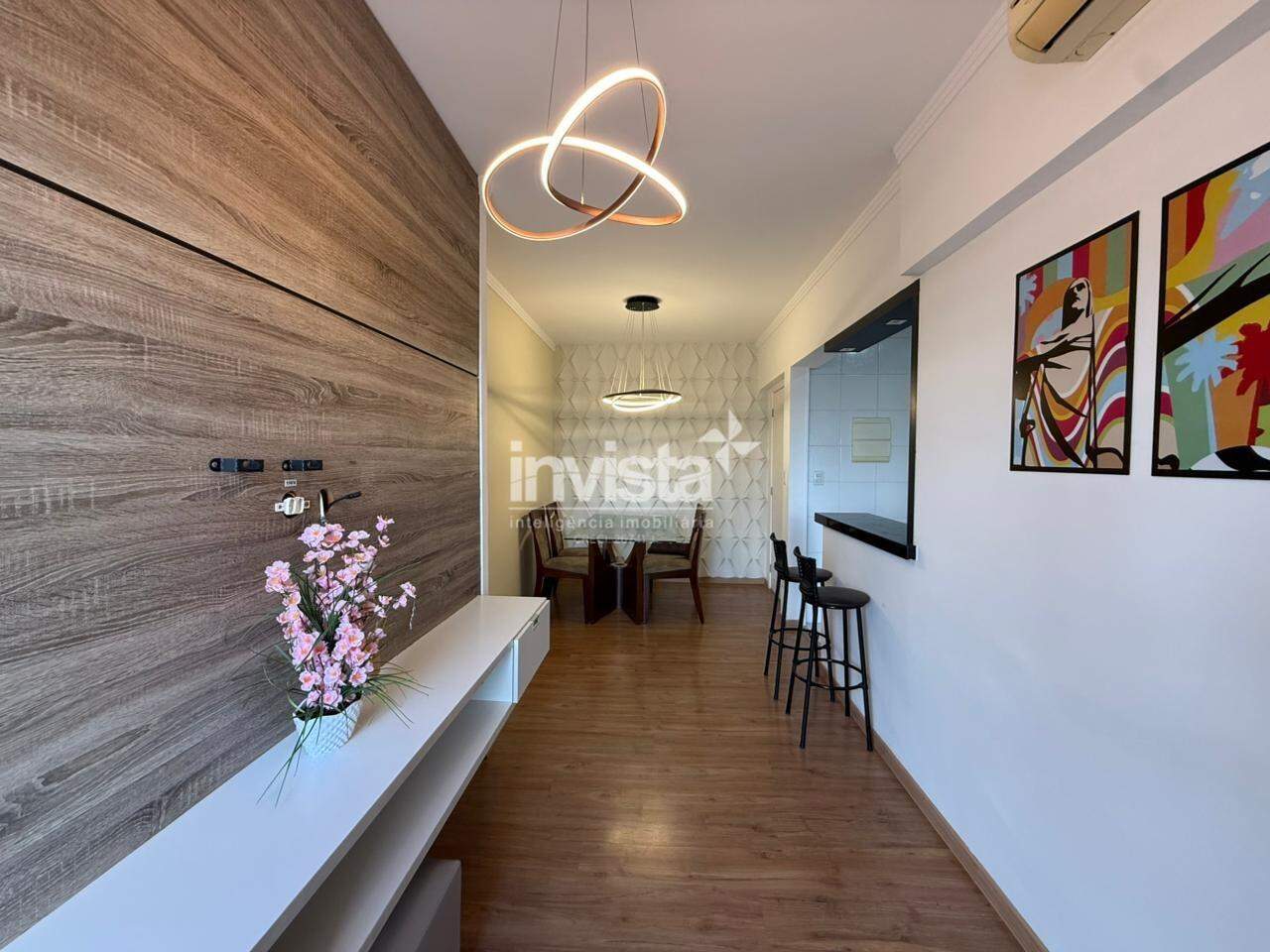 C&oacute;digo: 6361 R$ 580.000,00 Apartamento &agrave; venda no bairro Vila Mathias 51 m&sup2; 1 quarto 1 vaga - Santos