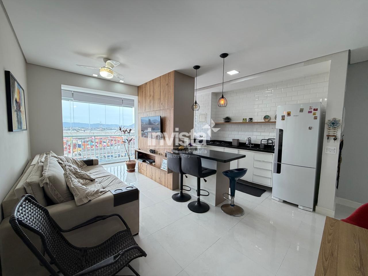 C&oacute;digo: 6419 R$ 550.000,00 Apartamento &agrave; venda em Santos-SP no bairro Vila Mathias, com 2 dormit&oacute;rios e 70m&sup2; 70 m&sup2; 2 quartos 1 vaga - Santos