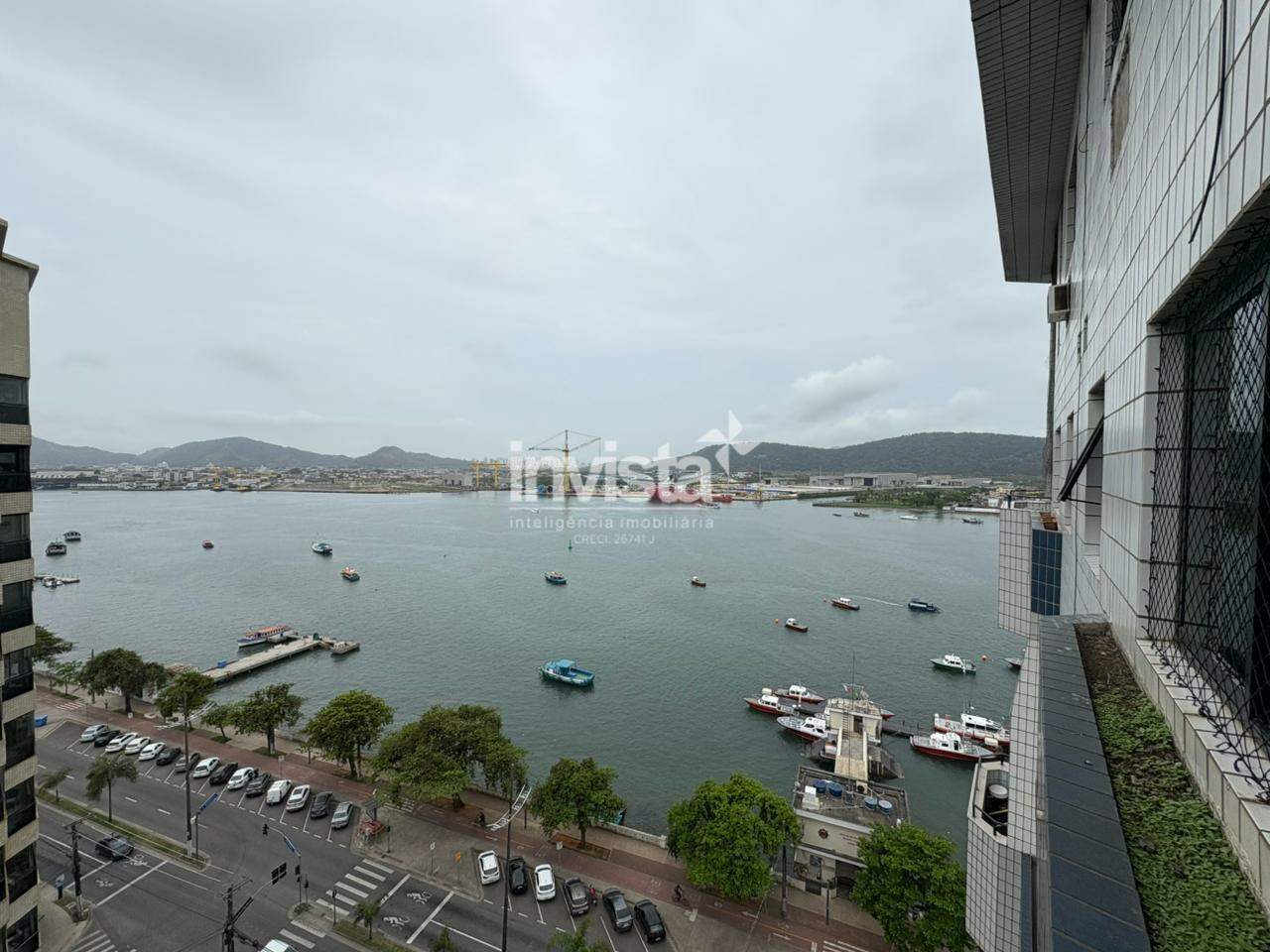 Apartamento Duplex com Vista Mar Eterna na Ponta da Praia — Santos