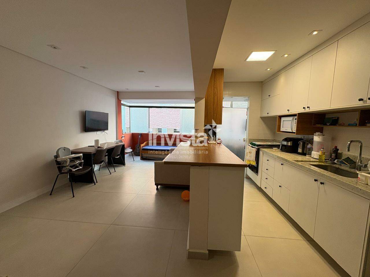 C&oacute;digo: 8071 R$ 500.000,00 Apartamento &agrave; venda em Santos-SP no bairro Ponta da Praia, com 1 dormit&oacute;rio e 65m&sup2; 65 m&sup2; 1 quarto 1 vaga - Santos